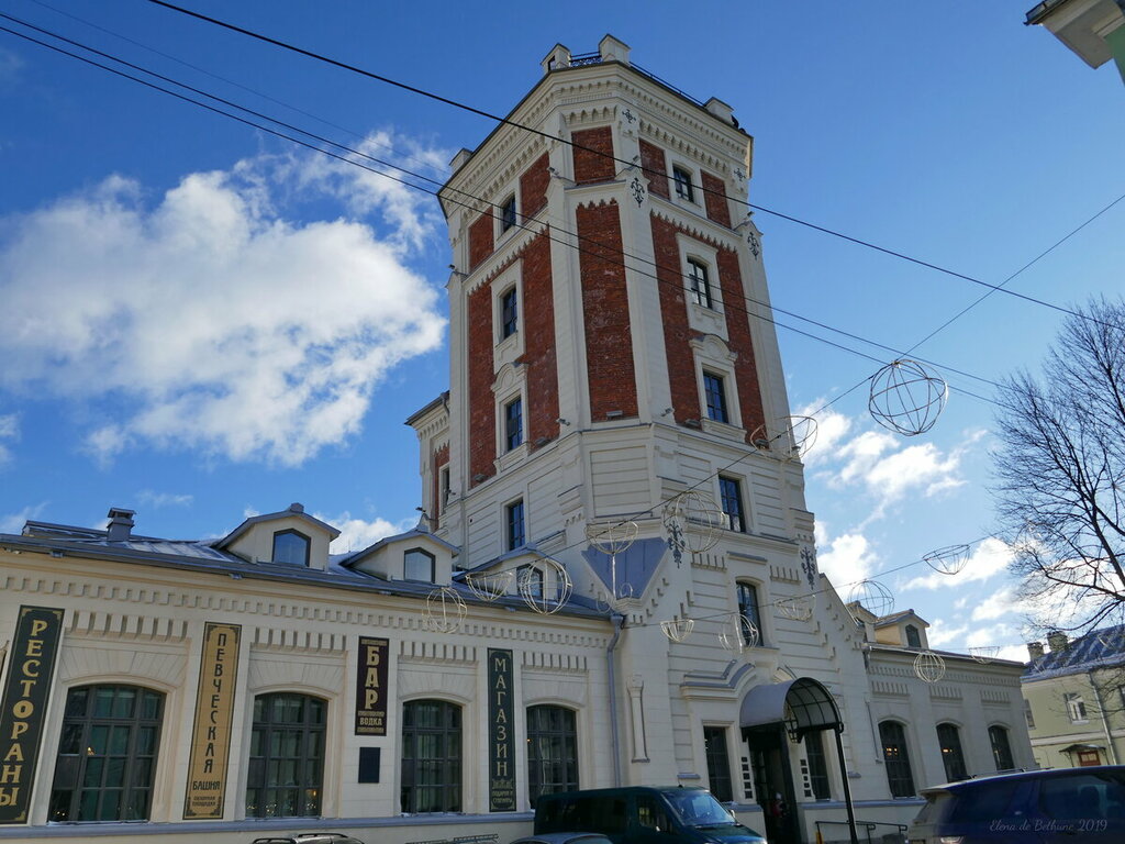 Ресторан башня в пушкине адрес