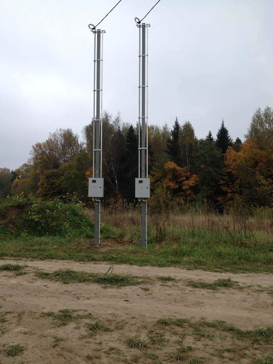 Бетонный столб для электричества своими руками