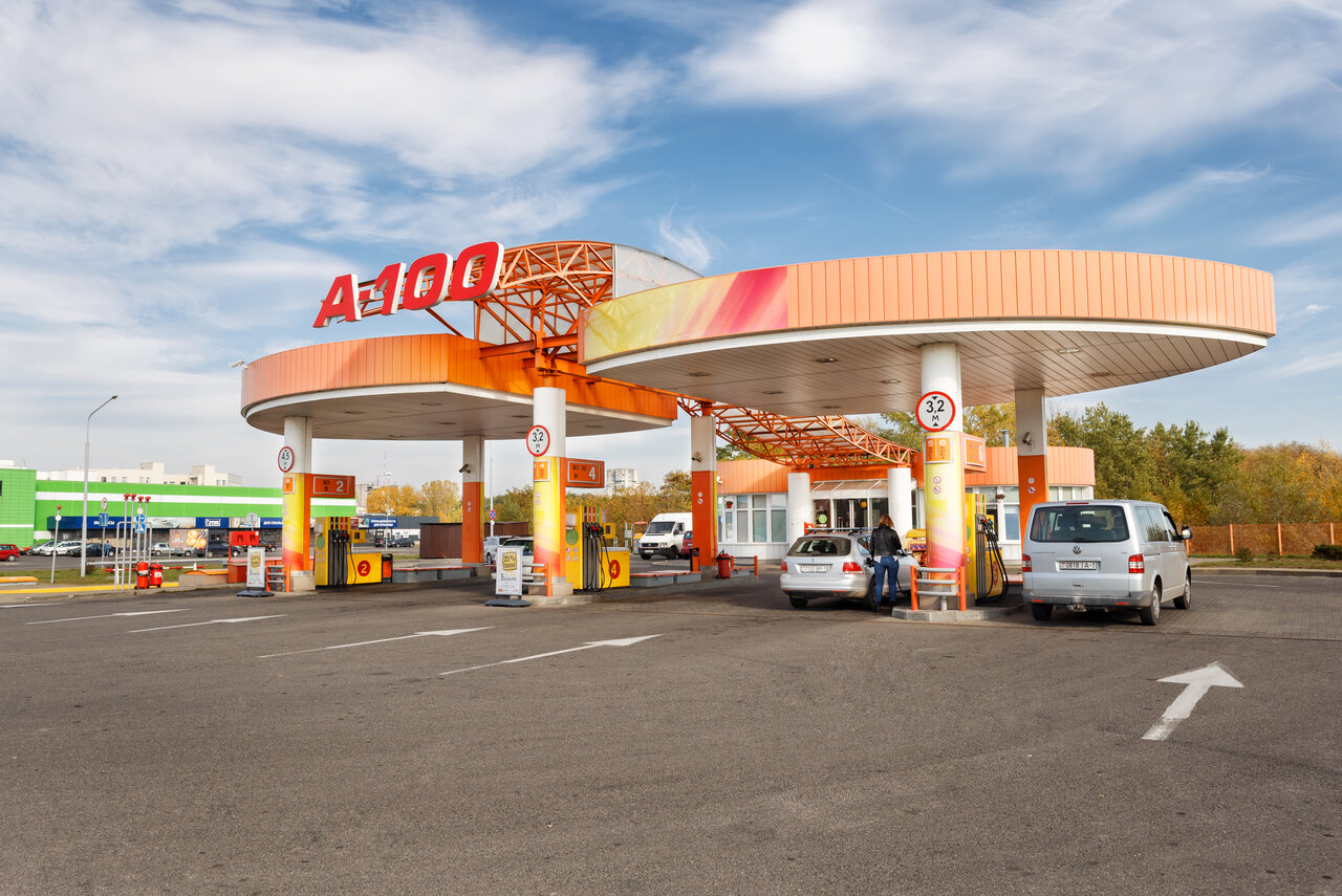 А100 заправка минск карта