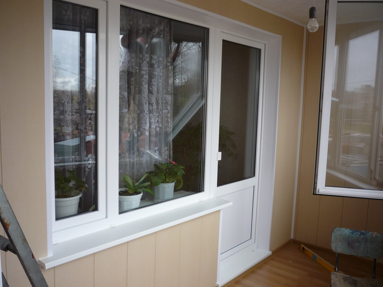 Балконный блок и отделка лоджии