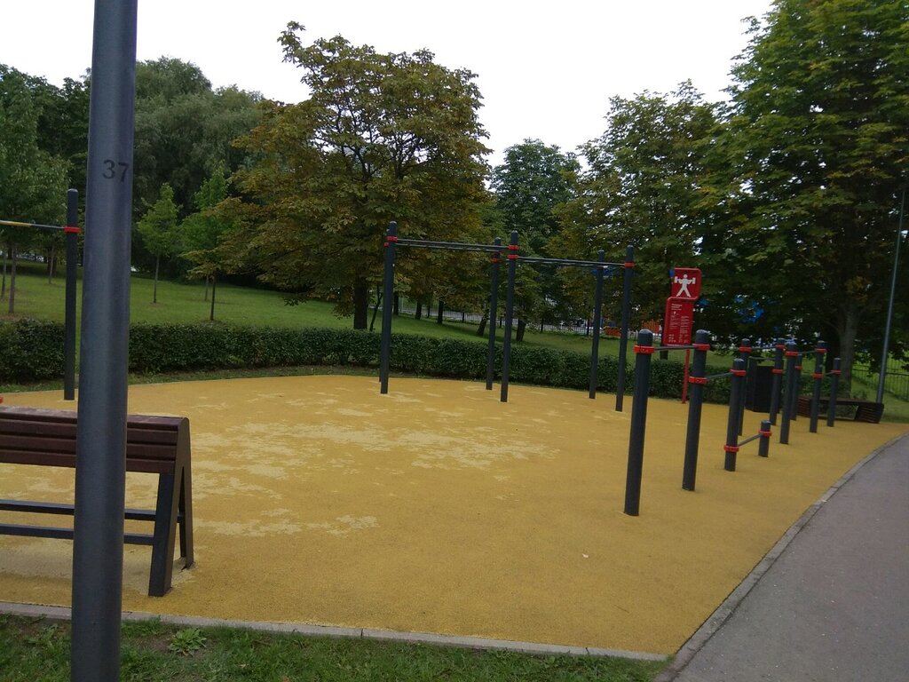 Парк Куркино площадка воркаут