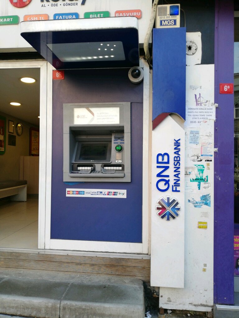 ATM'ler QNB Finansbank ATM, Fatih, foto