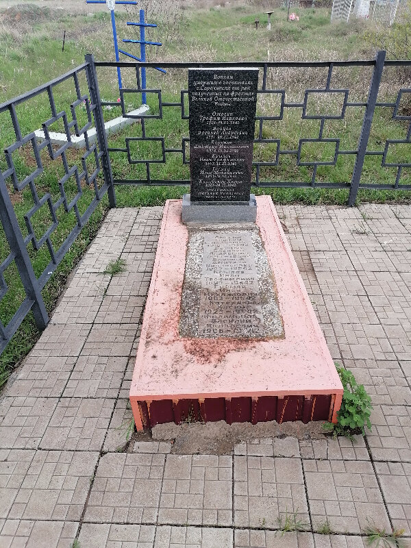 Monument, memorial Братская могила № 3 воинов, умерших в госпиталях, Sorochinsk, photo