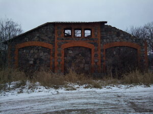 Молочная ферма усадьбы Щеглово (Leningrad Region, Vsevolozhckiy DIstrict, posyolok Shcheglovo), landmark, attraction