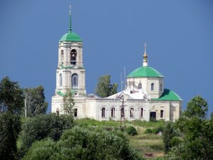 Tserkov Vasiliya Velikogo V Vasilyevskom (Tver Region, Staritskiy munitsipalny okrug, derevnya Vasilyevskoye (selskoye poseleniye Pankovo)), iglesia ortodoxa