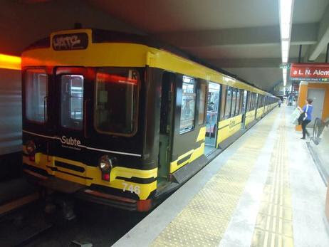 Станция метро метро Леандро Н. Алем, Буэнос‑Айрес, фото
