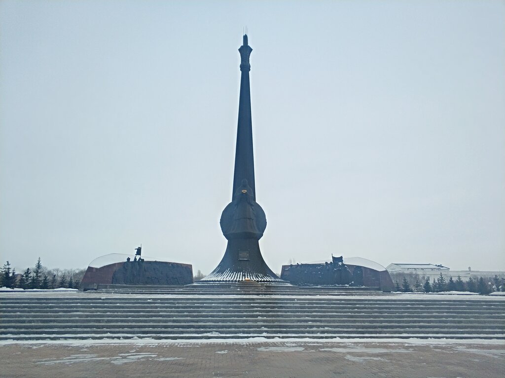Monument, memorial Eternal Flame, Astana, photo