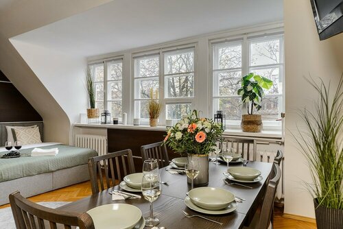 Гостиница Stylish apartment near Park Fontan в Варшаве