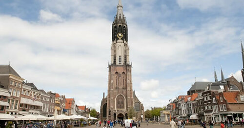 Внешний вид отеля Hotel de Koophandel в Делфте, фото 2