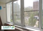 Light-balkon (Leninskogo Komsomola Avenue, 24), glazing of balconies and loggias