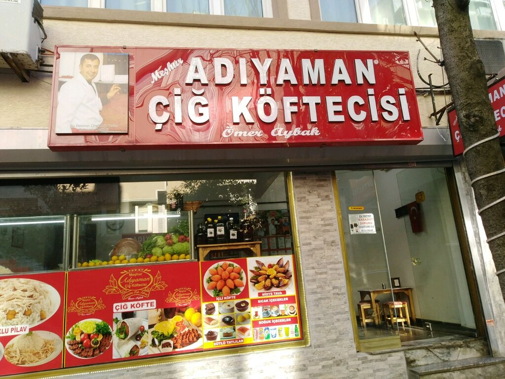 Fast food Meshur Adıyaman Çiğ Köftecisi Ömer Aybak, Fatih, foto