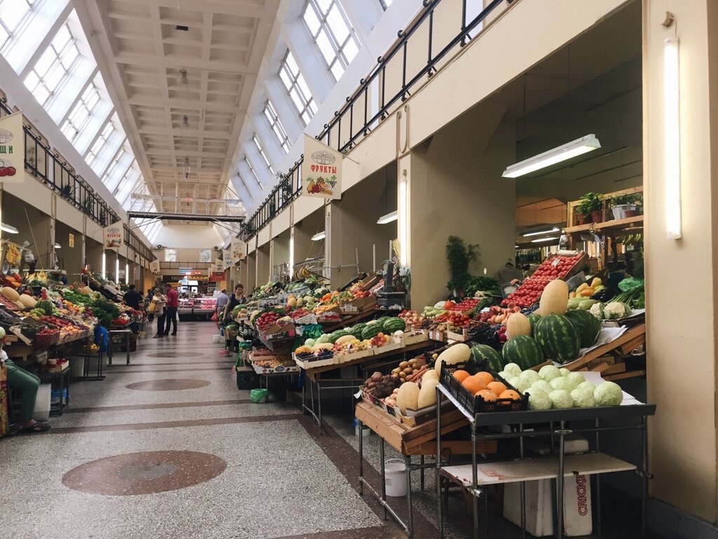 Farmers' market Sytny Marketplace, Saint Petersburg, photo