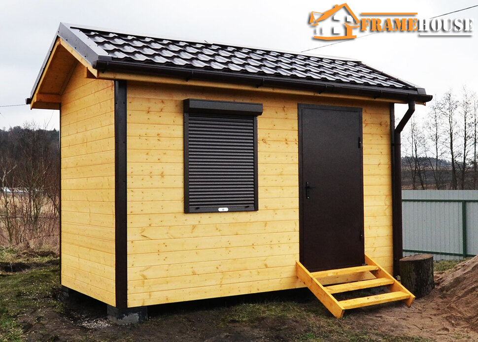 Дачный домик 3 на 3 фото Framehouse, summer house construction, Klin, Novoyamskaya ulitsa, 6 - Yandex Map
