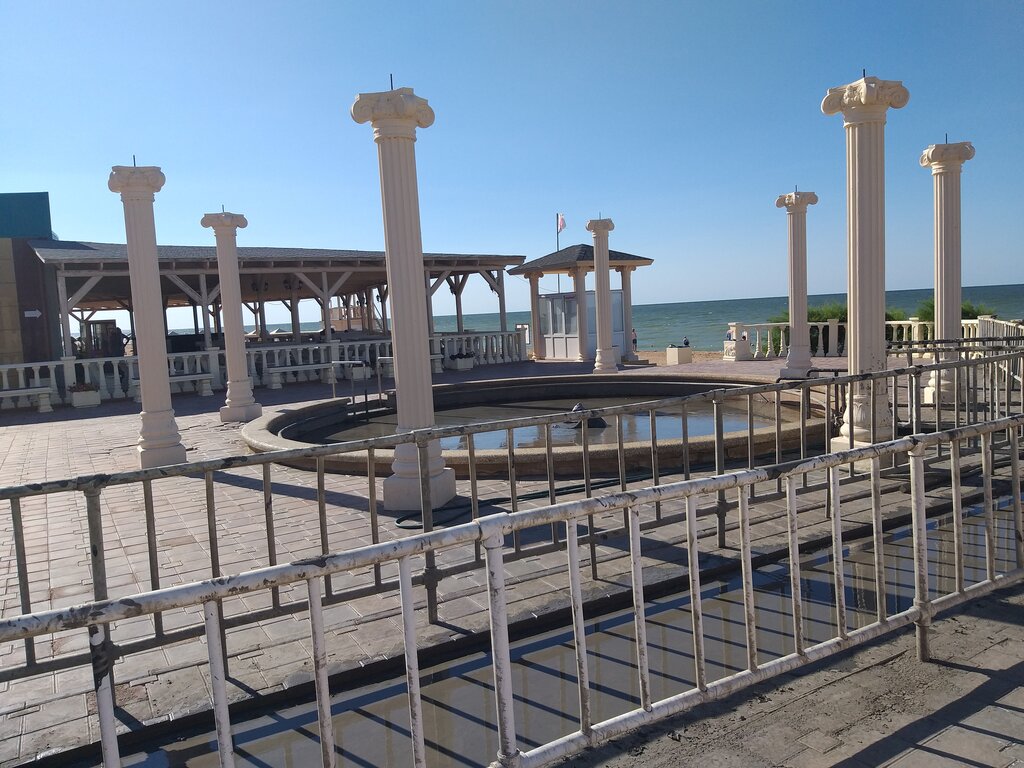 Пляж посейдон азовское море