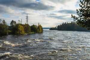 Лосевские пороги (Ленинградская область, озеро Вуокса), водопад в Санкт‑Петербурге и Ленинградской области