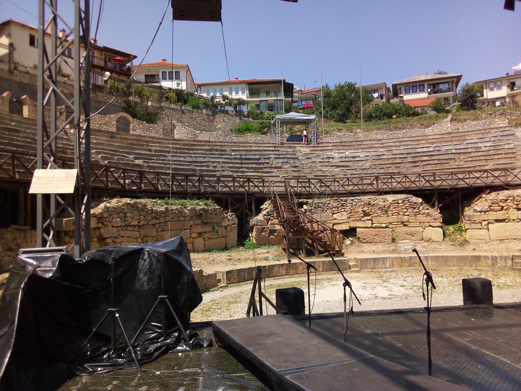Landmark, attraction Античный театр, Ohrid, photo