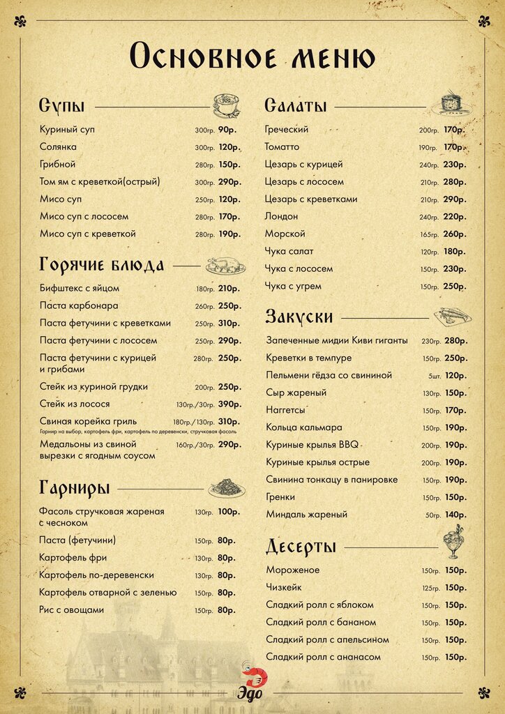 Кафе и рестораны тольятти автозаводский район список недорого с ценами