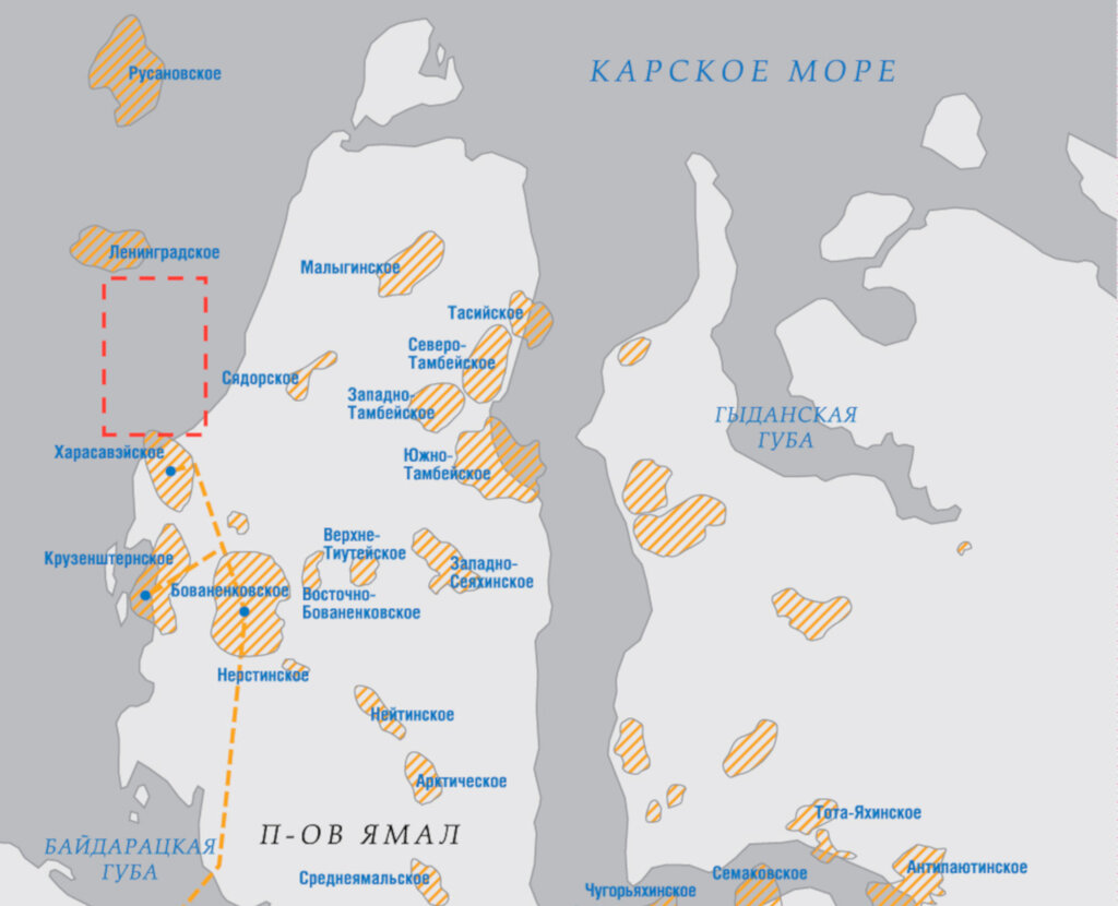 Карта мыс харасавэй