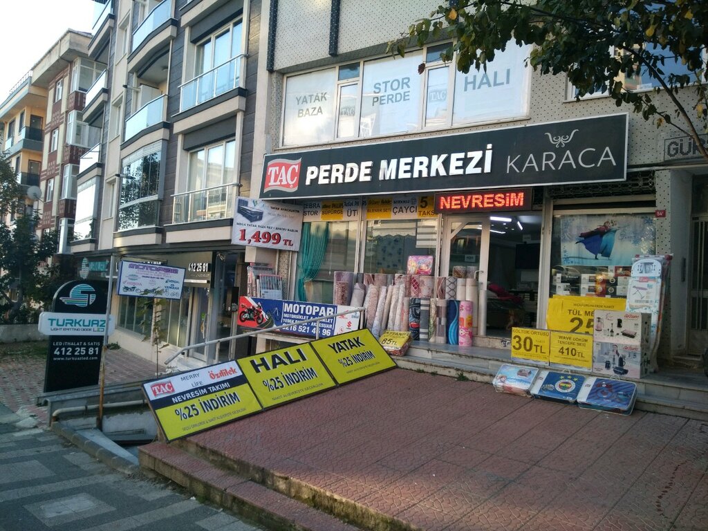 Curtains, curtain rods Tac Curtain Center, Istanbul, photo
