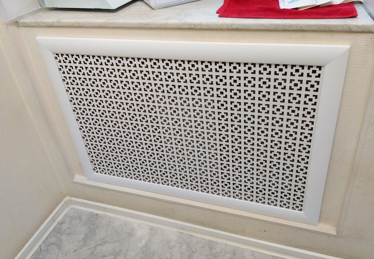 Декоративная решетка мдф для радиатора отопления 86 фото
