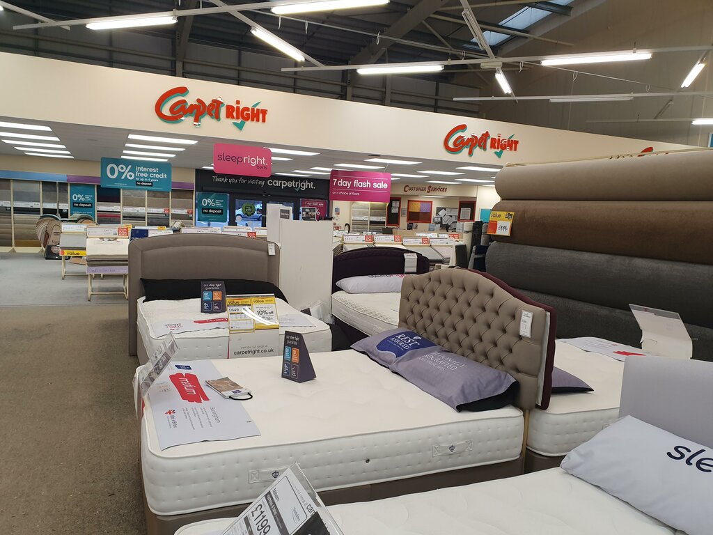 Carpet shop Carpetright, Wales, photo