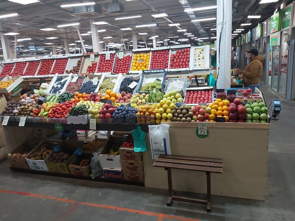 Farmers' market Ecofarm, Moscow, photo