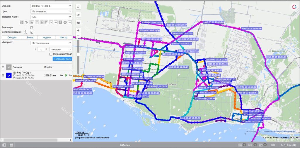 116 Маршрут тольятти схема движения на карте