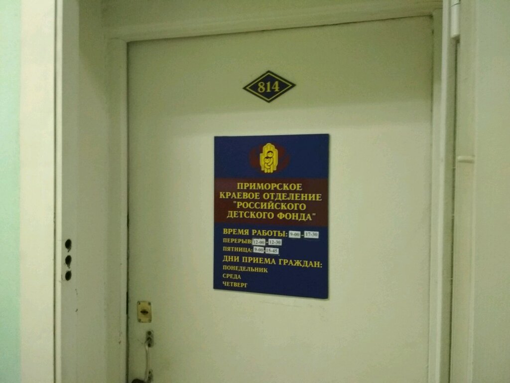 Charity fund Rossiysky detsky fond. Primorsky Regional Branch, Vladivostok, photo