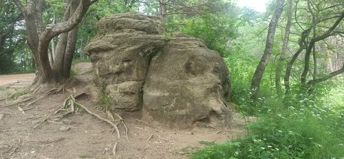 Turistik yerler Камень Голова индейца, Kislovodsk, foto