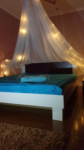 Ол аяғын жайып, маған кискасының суретін көрсетті.