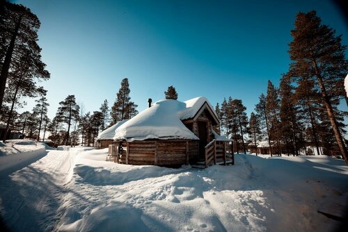 Гостиница Wilderness Hotel Nangu & Igloos в Финляндии
