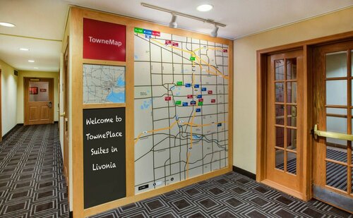 Гостиница Towneplace Suites by Marriott Detroit Livonia в Кантоне