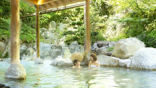 Гостиница Oedo Onsen Monogatari Premium Shirahama Saichoraku в Префектуре Вакаяма