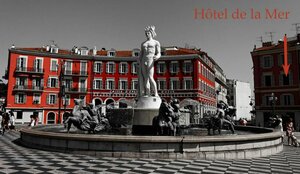 Гостиница Hotel De La Mer в Ницце