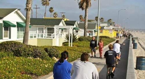 Внешний вид отеля The Beach Cottages в Сан-Диего, фото 5