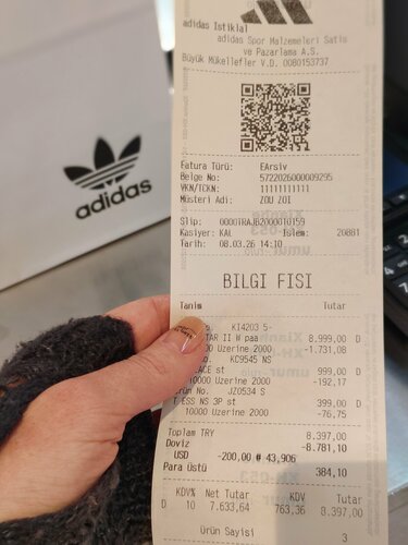 adidas, sports store, Istanbul, Beyoglu, Katipmustafa Celebi Neighborhood,  Kucuk Parmak Kapi Street, 2  Yandex Maps