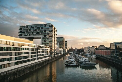 Внешний вид отеля Cologne Marriott Hotel в Кёльне, фото 4