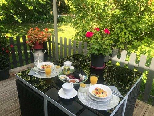 Гостиница Chambre d'hôtes Coquelicot в Пероне