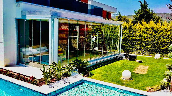 Glazing of balconies and loggias Meri Flyscreen and Glass Balcony Systems, Izmir, photo