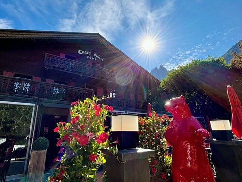 Внешний вид отеля Chalet Hotel le Castel в Шамони-Мон-Блане, фото 3