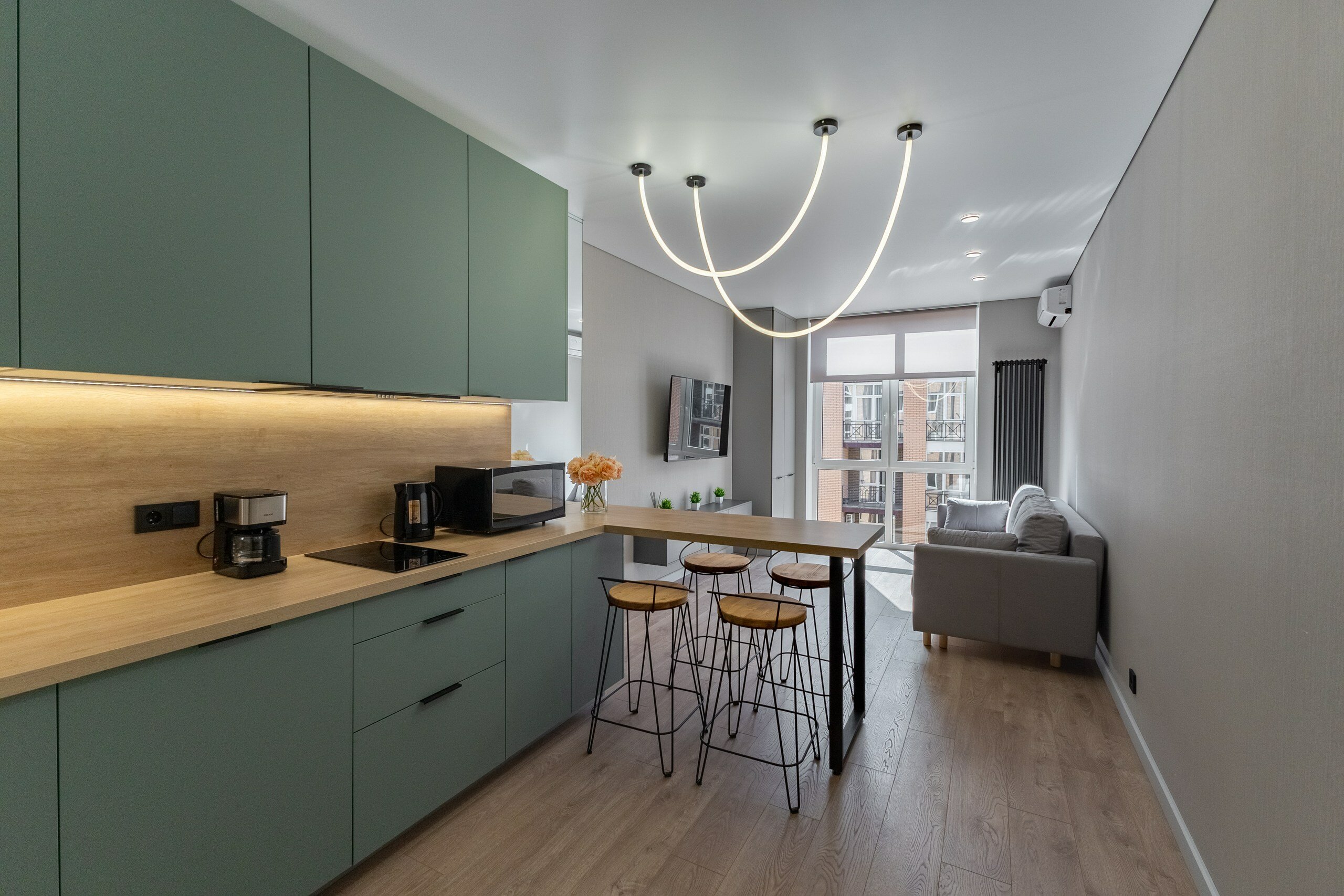 Фото Лофт с видом на горы