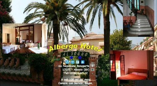 Гостиница Hotel Albergo 'Al Sogno' di Claudio Boero в Алассио