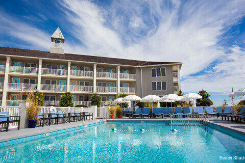 Внешний вид отеля The Beach Shack в Кейп-Мэйе, фото 1
