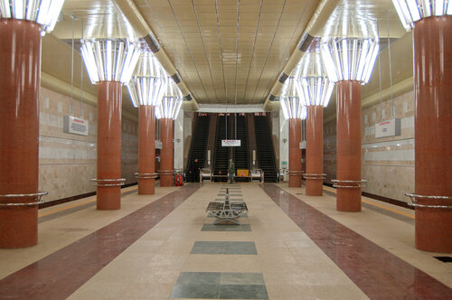 Demiivska metro station (Kyiv, Holosiivskyi District, Demiivka Residential Community), metro station