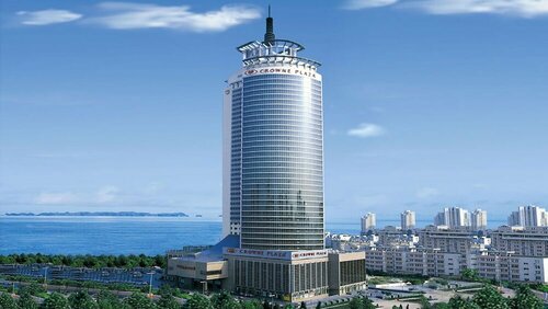 Внешний вид отеля Crowne Plaza Qingdao в Циндао, фото 1