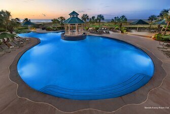 Внешний вид отеля Marriott's Barony Beach Club в Хилтон-Хед-Айленде, фото 4