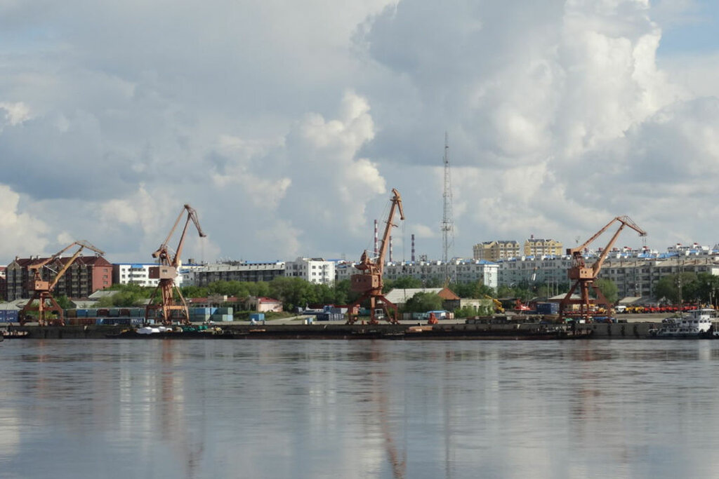 Пароходство, порт Торговый порт Благовещенск, Благовещенск, фото