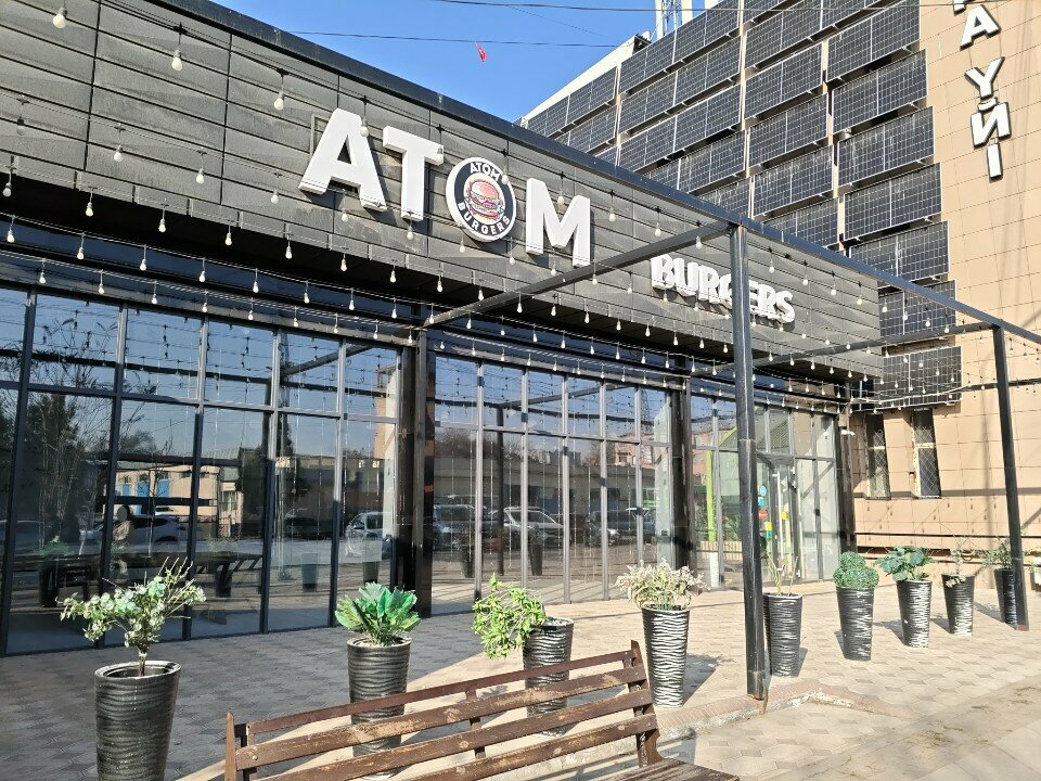 Fast food Atom burgers, Chimkent, photo