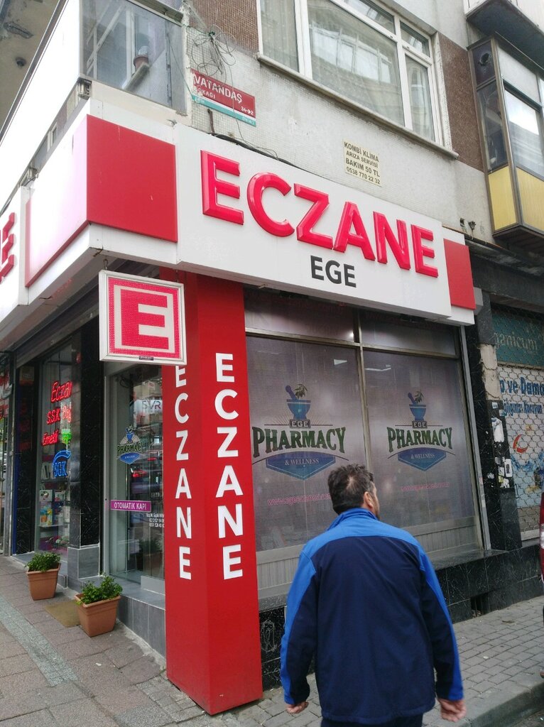 Ege Eczanesi, eczaneler, Akşemsettin Mah., Akdeniz Cad., No93/B, Fatih