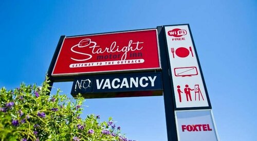 Внешний вид отеля Starlight Motor Inn в Роме, фото 5
